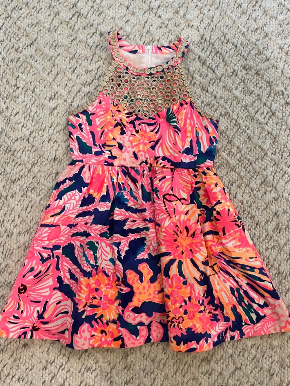 8Y Girls Lily Puliitzer Kinley Dress, Like New